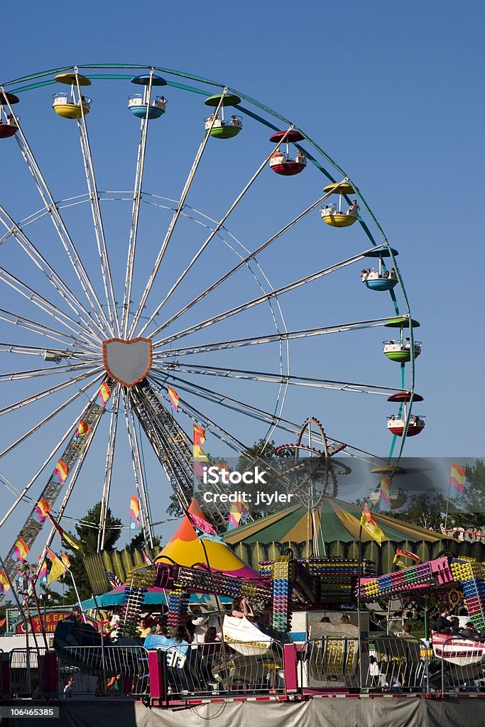 Der Midway - Lizenzfrei Volksfest Stock-Foto