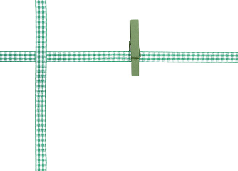Background with checkered ribbon