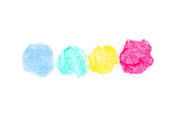 istock Abstract watercolor on white background 1064660884