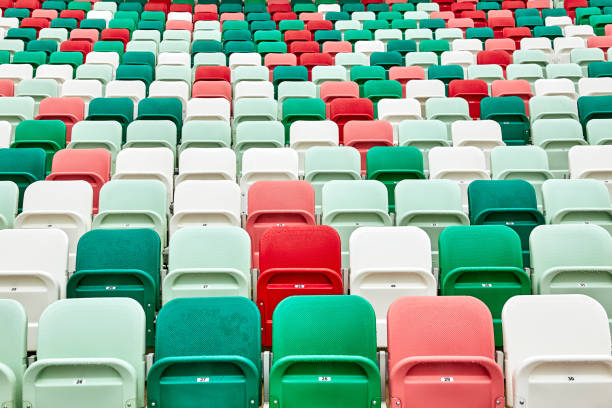 istock colored chairs at a football stadium 1064664966
