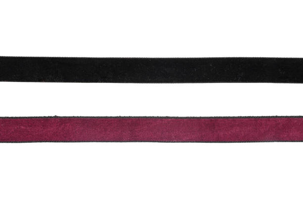 istock Velvet ribbons on white background 1064665274