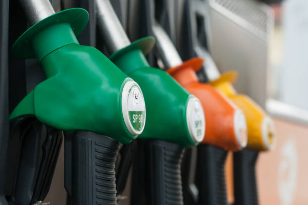 istock gas pistols in gas Station 1064668080