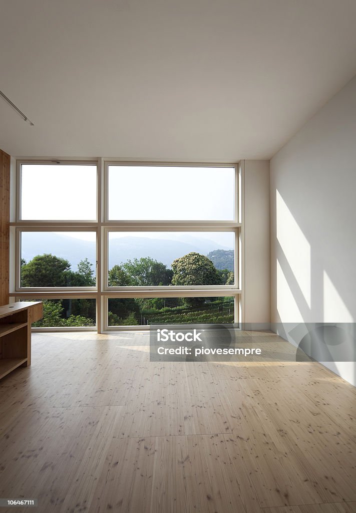 beautiful ecologic house  Domestic Room Stock Photo