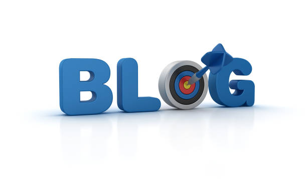 istock BLOG 3D Word with Target and Dart - 3D Rendering 1064671112