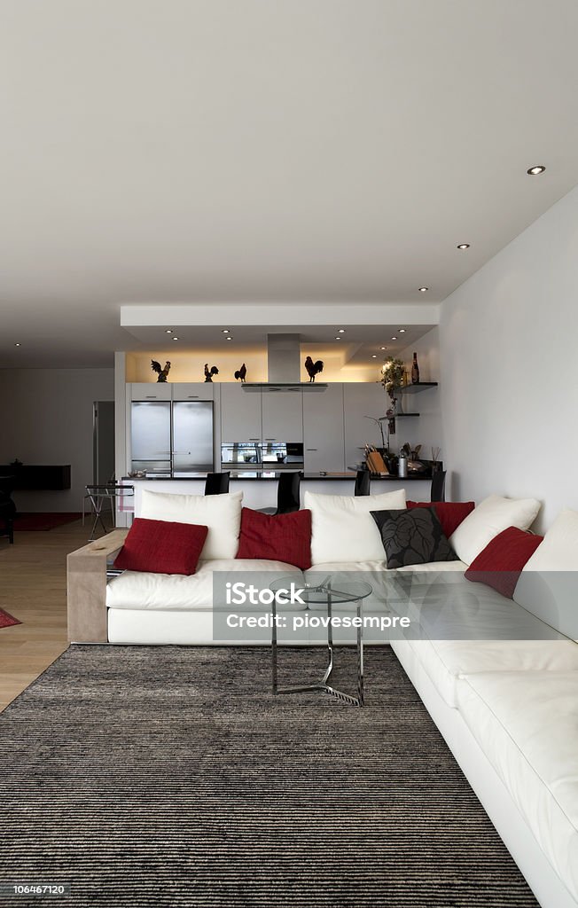 beautiful interior of a modern house  Apartment Stock Photo