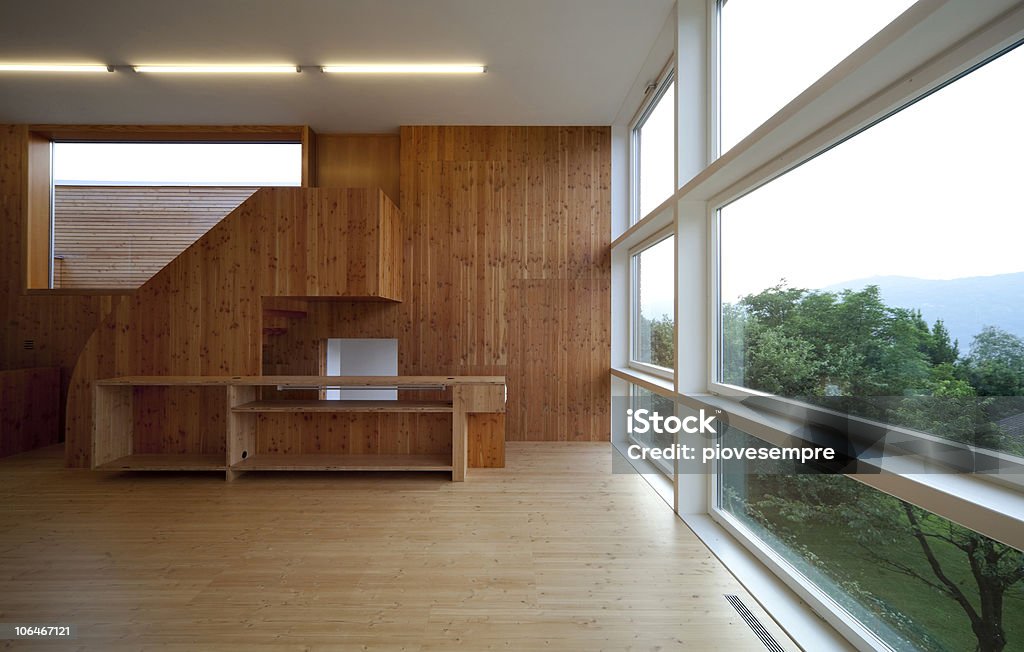 Hermosa casa ecologic - Foto de stock de Cuarto de estar libre de derechos