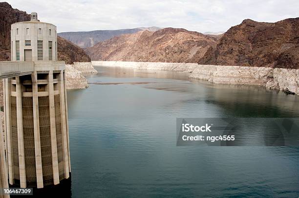 Hoover Dam And Colorado River Stock Photo - Download Image Now - Colorado River, Depression - Land Feature, Arizona