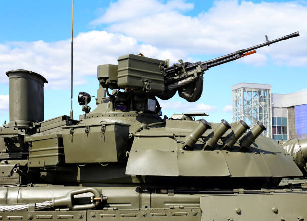 istock Turret of the modern Russian tank 1064689080