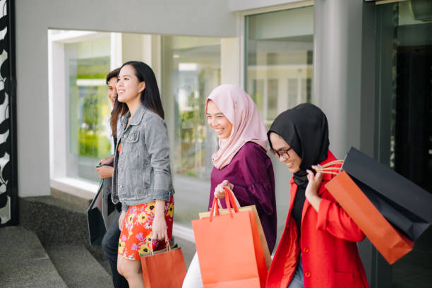 istock Friends Walking Together Shopping 1064696626