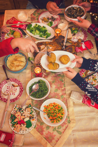 istock Family celebrates Christmas 1064701308