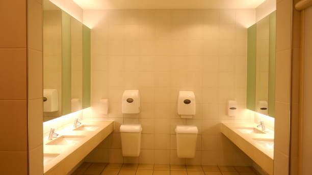 istock Modern washing and sanitary facilities in a public building in Gemany 1064702288