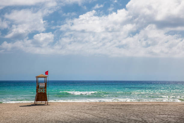 istock wooden surf life saving tower 1064711166