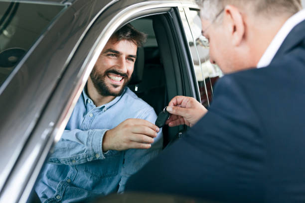 istock Enjoy your new car 1064711452
