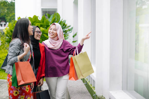 istock Asian Women Shopping 1064715466