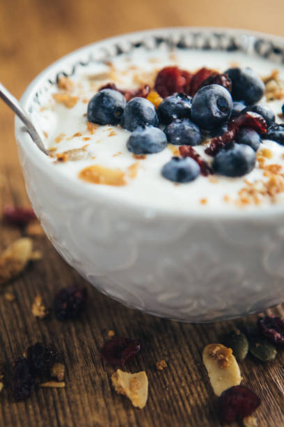 istock Healthy Breakfast, Yogurt, And Granola 1064716136