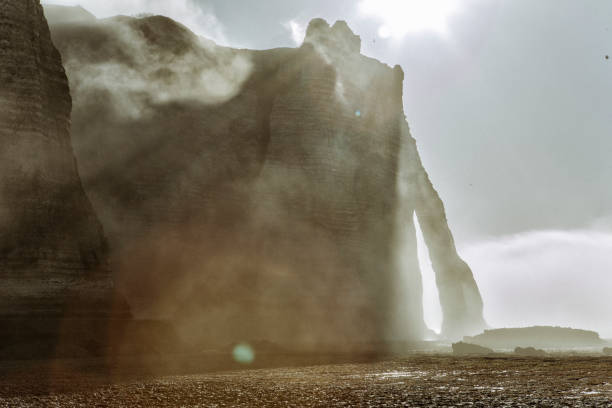 istock Etretat foggy coast 1064716164
