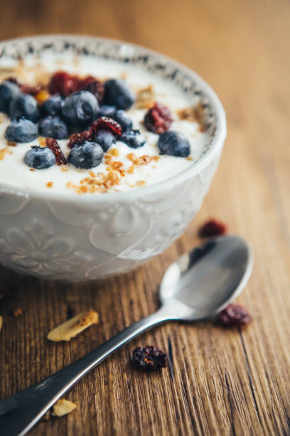 istock Healthy Breakfast, Yogurt, And Granola 1064716604