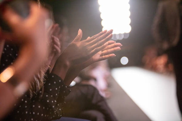 istock Audience at fashion show 1064716832