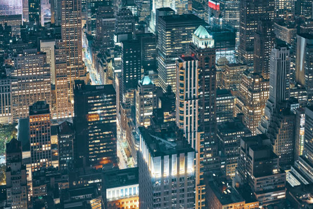 istock New York City at night, USA. 1064720304