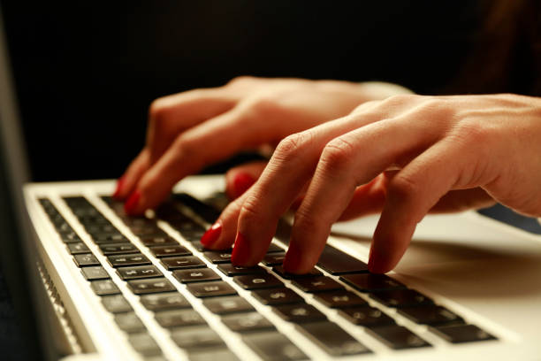 istock Woman working on laptop 1064736022