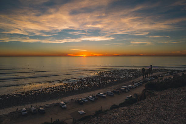 San Onofre Sunset stock photo