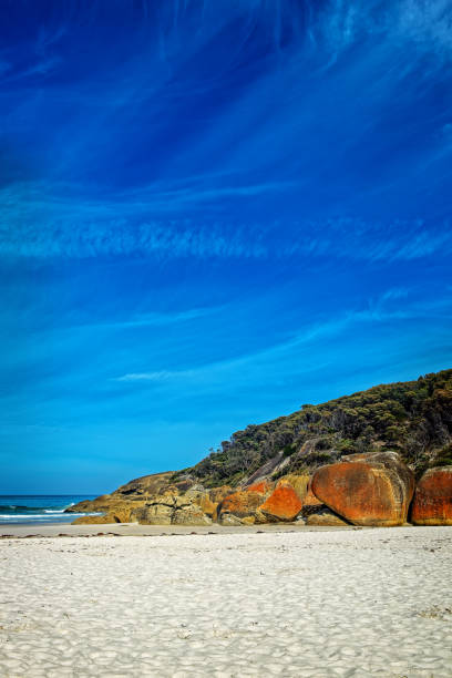 The famous Squeaky Beach at Wilson's Promontory National Park in Gippsland Victoria