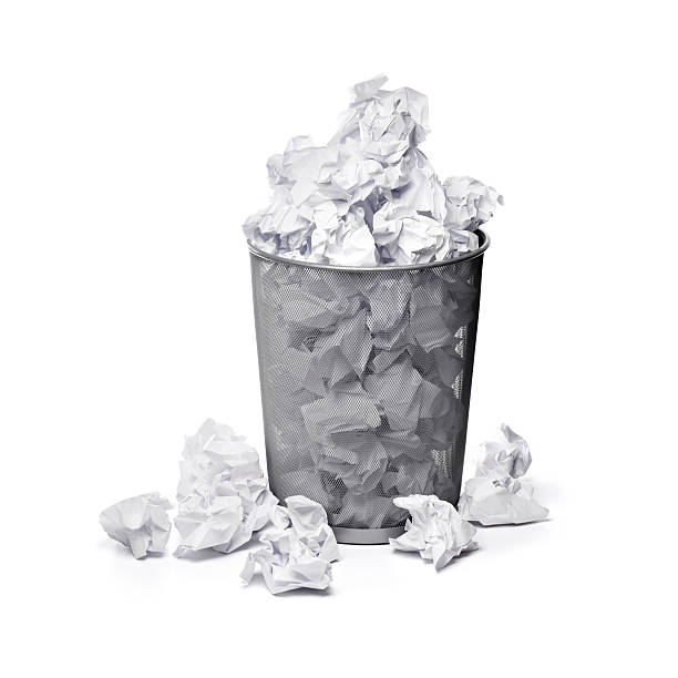 Bad ideas  wastepaper basket photos stock pictures, royalty-free photos & images