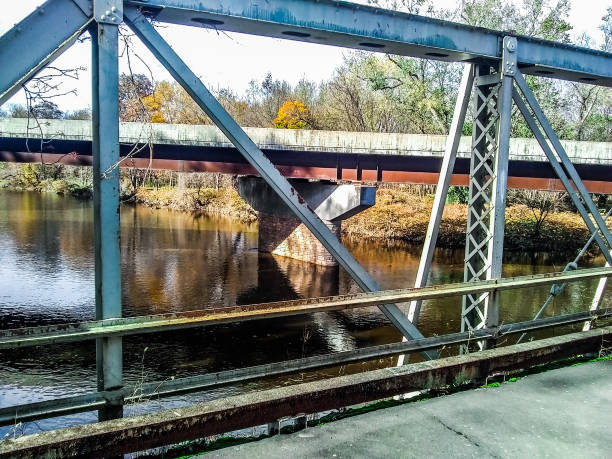 istock Old and New Bridgetown Pike Bridges over Neshaminy Creek 1064758564