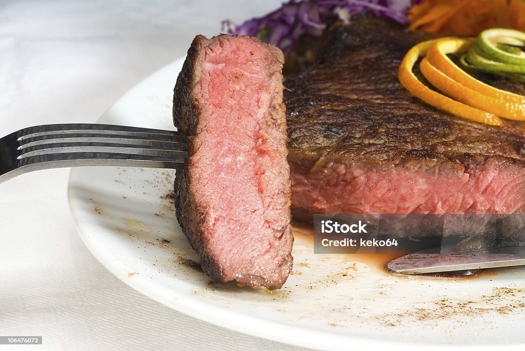 Eye-steak vom Rind - Lizenzfrei Blutig Stock-Foto