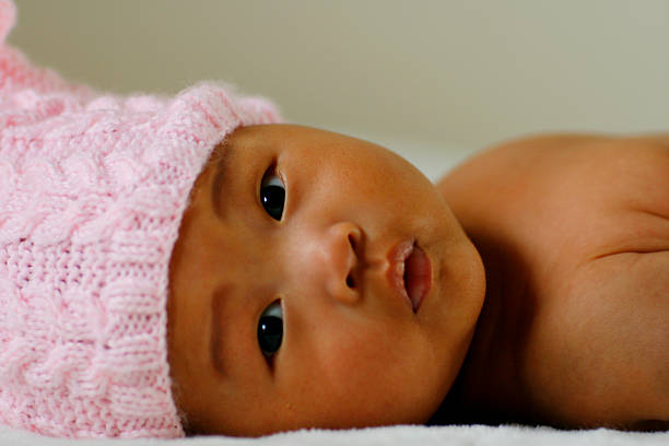 istock Infant closeup shot - cute, adorable, lovely... 106476372