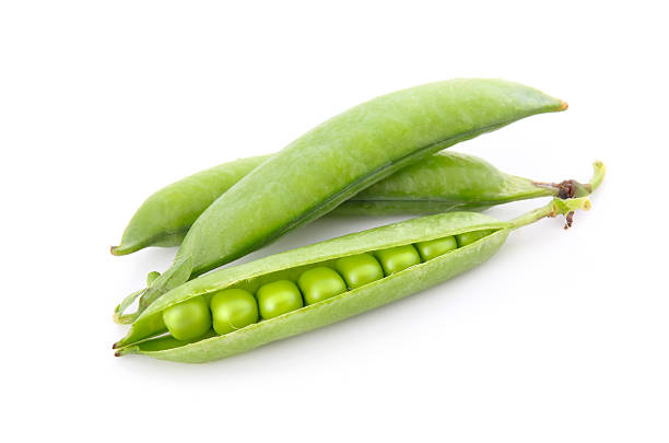 istock Ripe green pea vegetable isolated 106476500