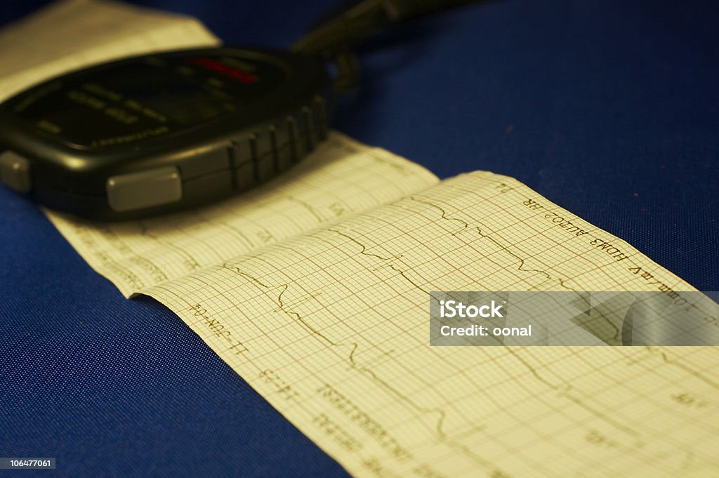 Chronometer et cardiography - Photo de Faire la course libre de droits