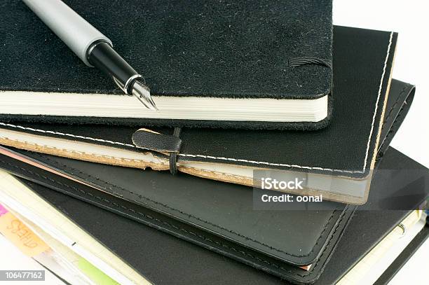 Stack Of Notebooks Stock Photo - Download Image Now - Accessibility, Address Book, Book