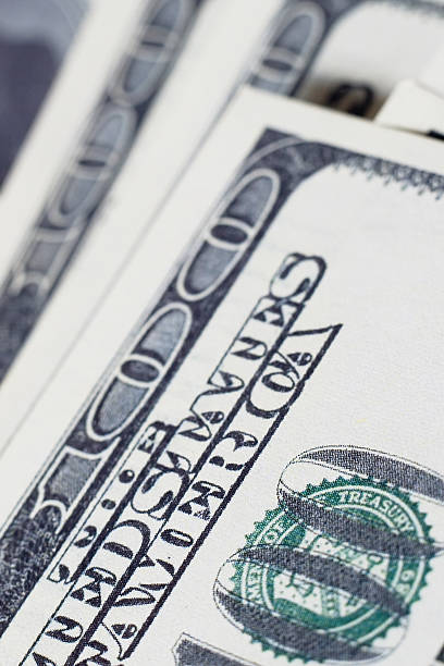 istock Macro photo of American dollars 106478340