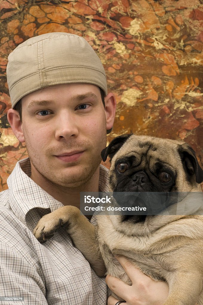 Młody człowiek i jego Pies - Zbiór zdjęć royalty-free (Część ciała zwierzęcia)