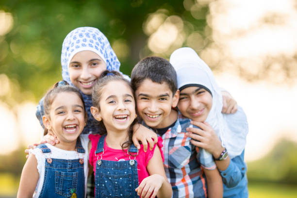 istock Family portrait outside 1064787810