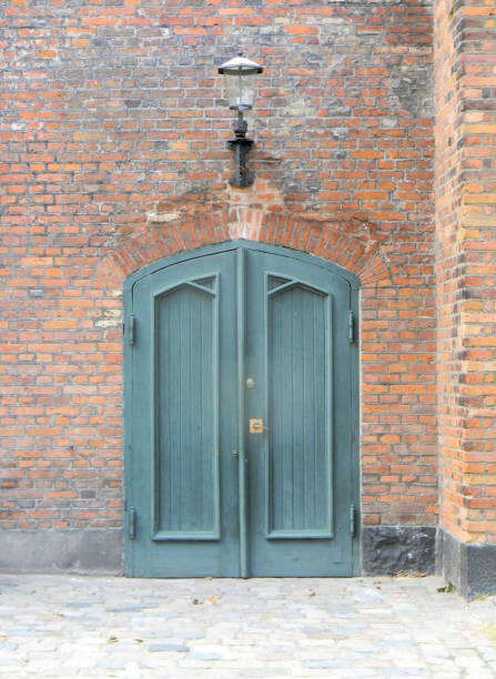 istock Old Green Doors 1064789466