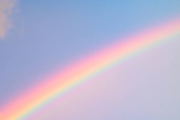 istock Beautyful rainbow over the sky after the rain 1064789878