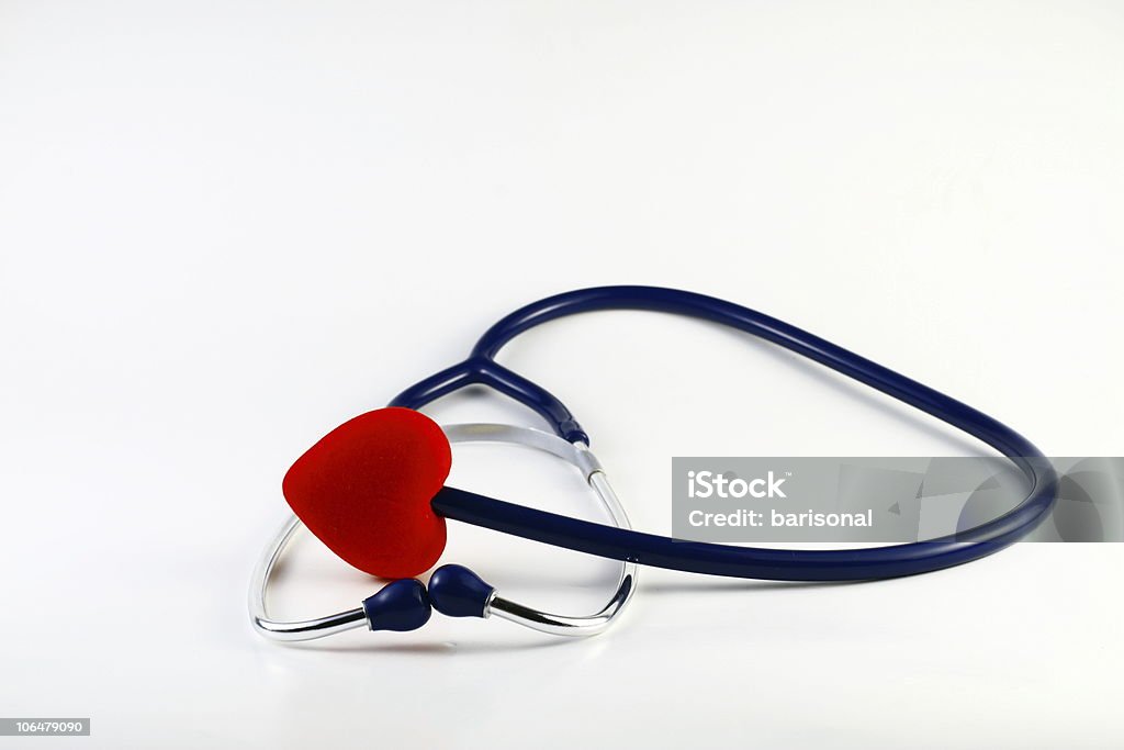 Coeur et stéthoscope - Photo de SIDA libre de droits