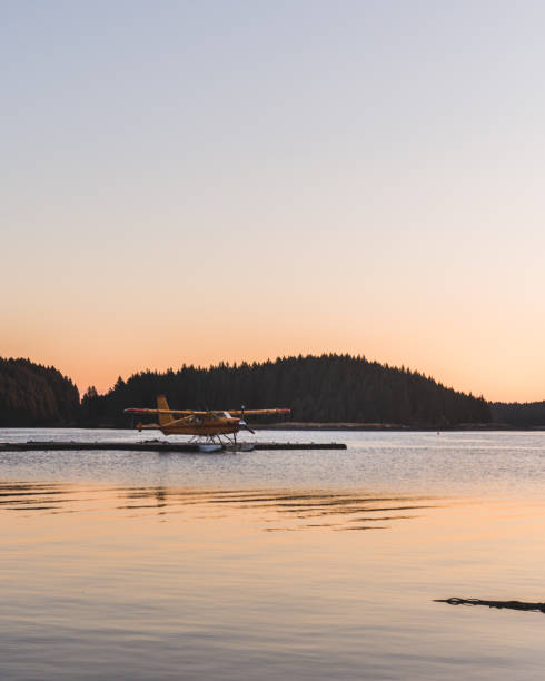 istock seaplane at sunrise 1064793910