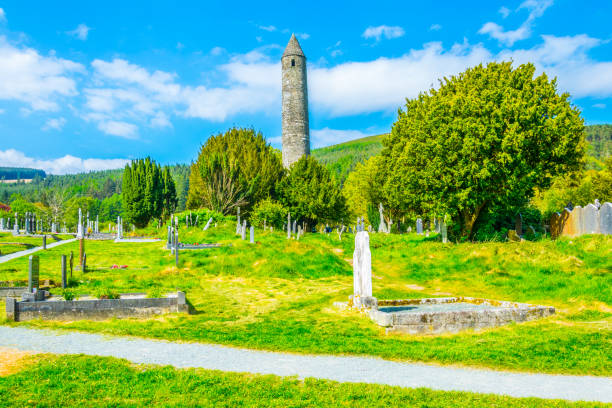 istock An Ancient cemetery in Glendalough settlement, Ireland 1064798022