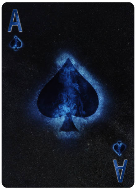 istock Ace of  Spades playing card Abstract Background 1064798066