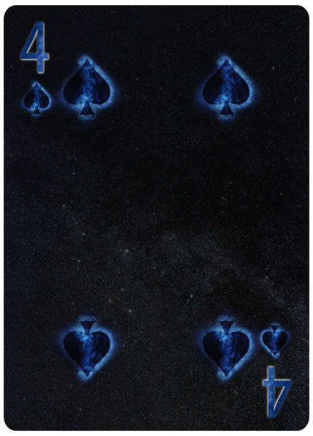 istock Four of Spades playing card Abstract Background 1064800018