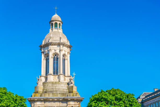 istock Campanile inside of the trinity college campus in Dublin, ireland 1064800228