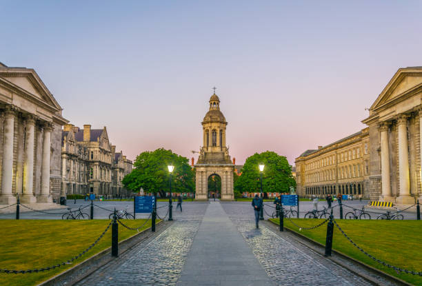 istock Campanile inside of the trinity college campus in Dublin, ireland 1064804072