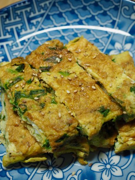 istock Asian food egg roll, Tamago yaki 1064806104