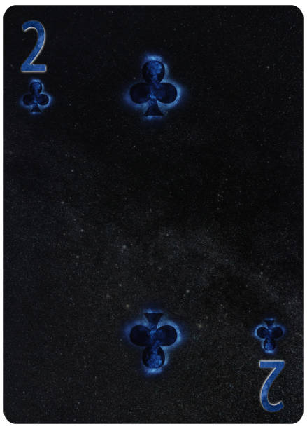 istock Two of Clubs playing card Abstract Background 1064810362