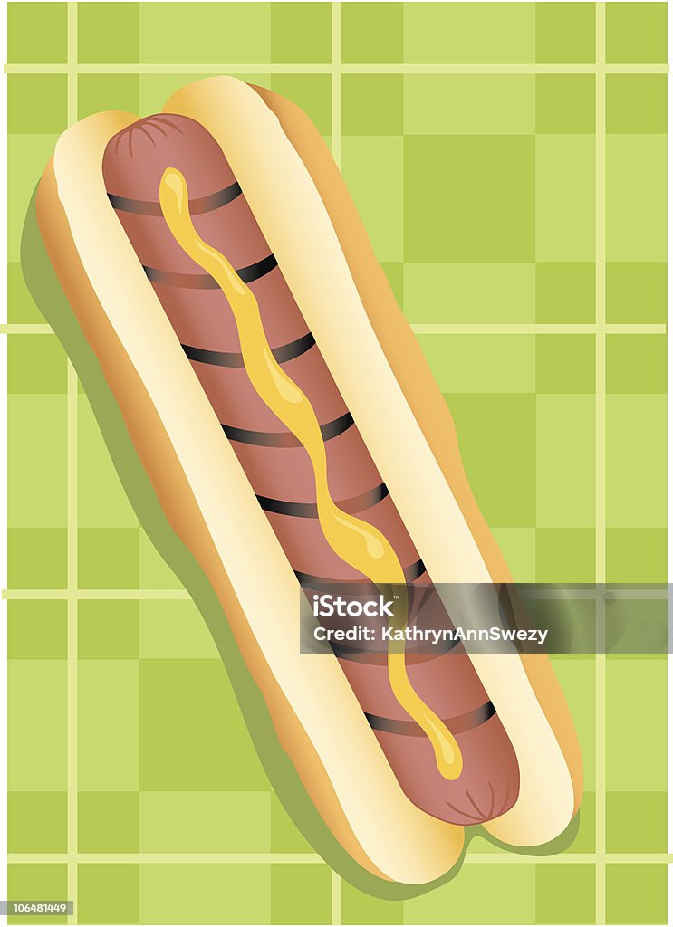 Picnic Hotdog  Barbecue - Meal stock vector