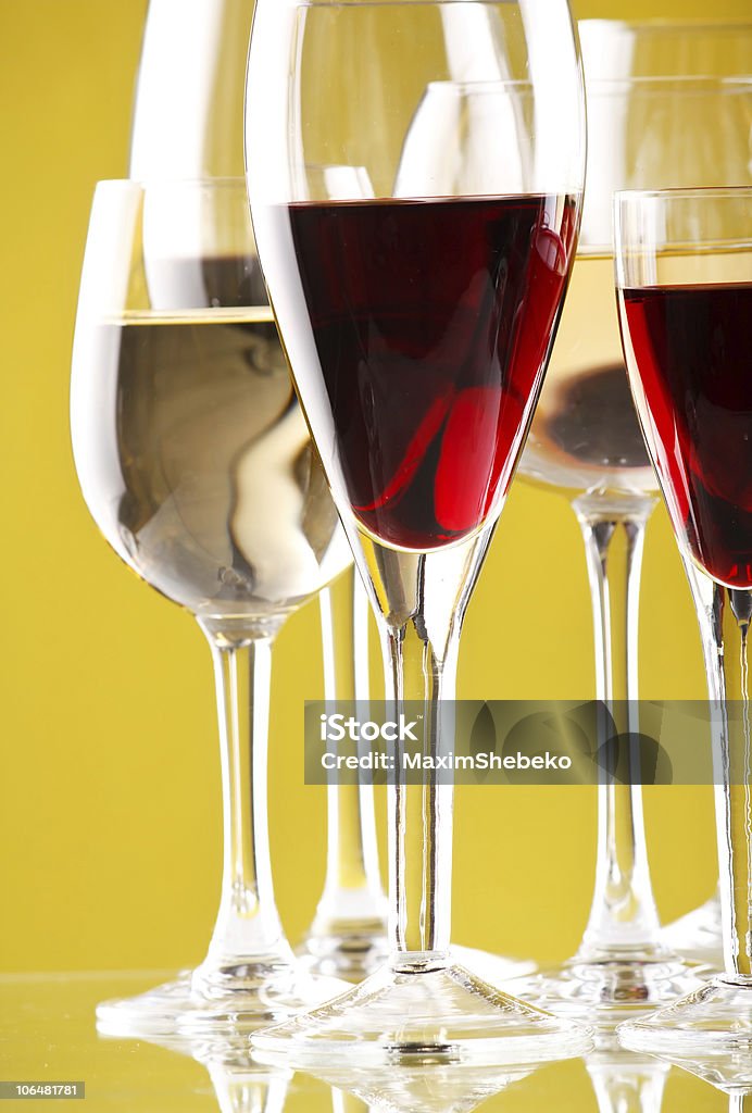 Taças de vinho - Foto de stock de Bar royalty-free