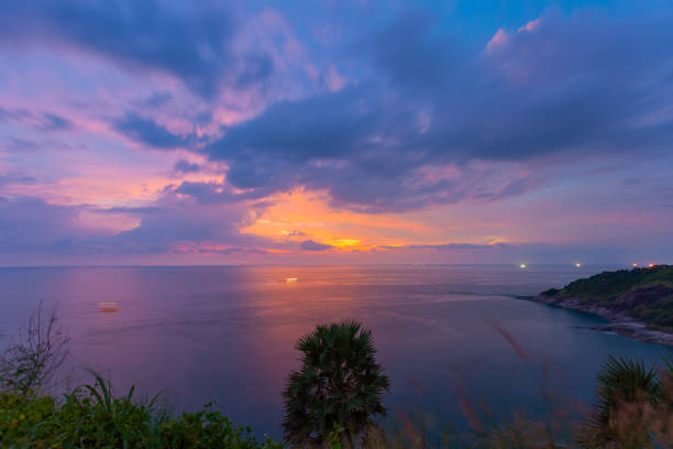 istock stunning sunset at Promthep cape 1064829592